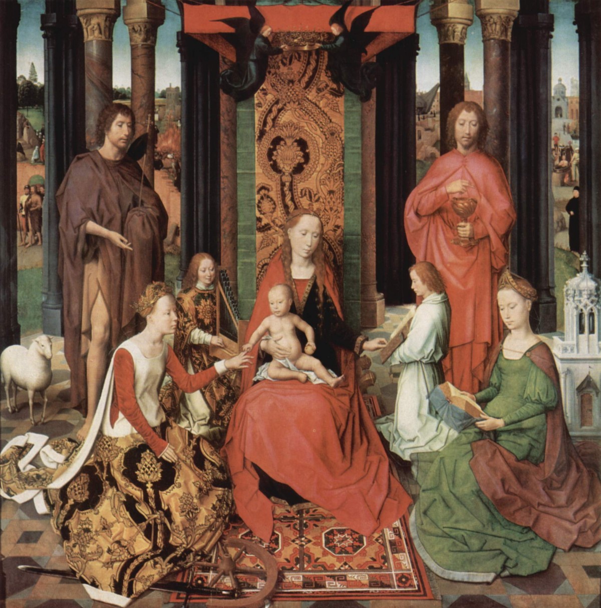 Hans Memling - Mystical Marriage of St.Catherine